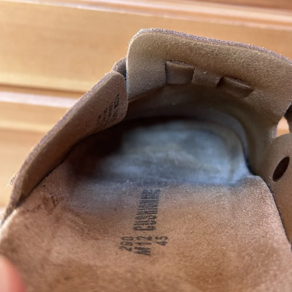 Cushionaire Haze Men's Leather Suede Clogs Comfortable Slip-On Arch Support 12M